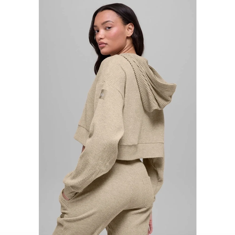 Alo Yoga Muse Hoodie, Gravel Heather